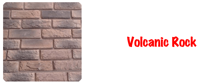 Greenway Volcanic Rock Faux brick tiles